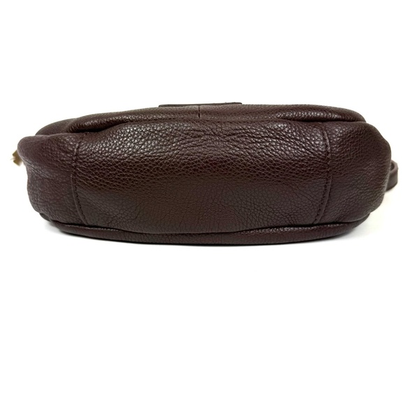 Lucky Brand - Ali chocolate brown front flap leather hobo satchel bag - Picture 8 of 17